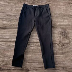 Joie Women's Black Stretch
Cigarette Ankle Pants Size 4
Hook & Bar Zipper Career